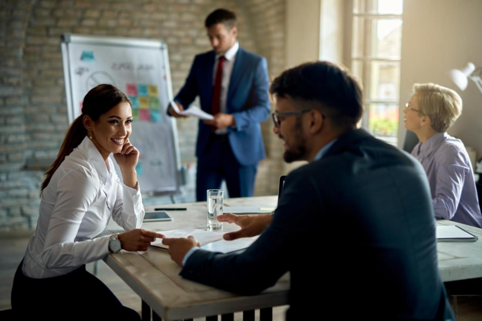 Environnement de travail d'analyste financier
